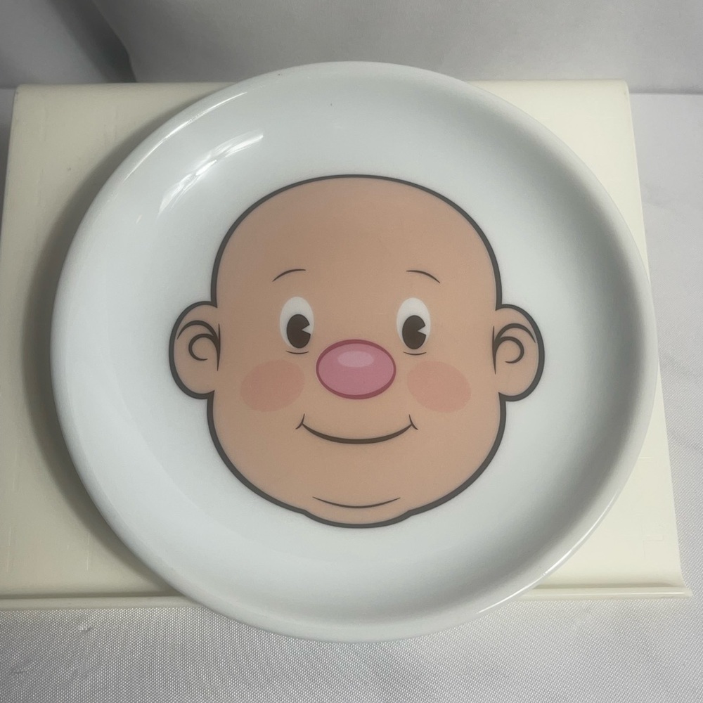 Fred & Friends Plays With His Food Ceramic Plate Childs Dinner Dish